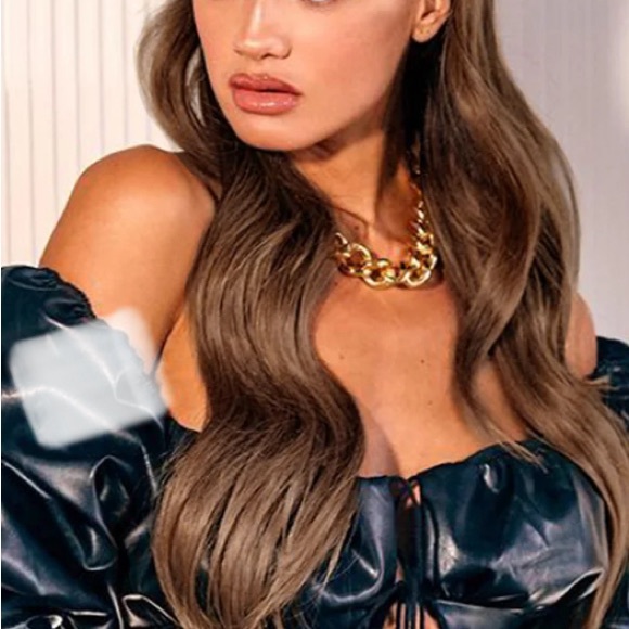 NIOB** Light Brown 20” Human Hair Ponytail Has Never Been Removed From Box / Bag - Picture 7 of 8